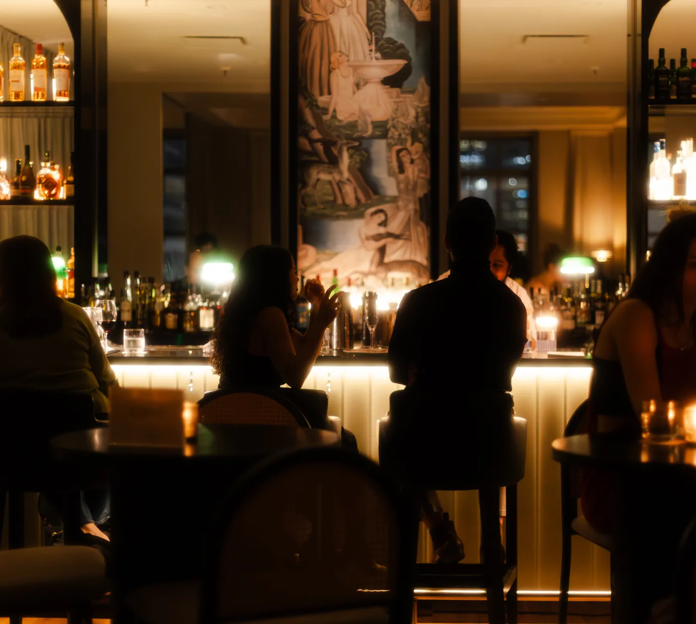 Restaurant Le French Line Montréal — ambiance de salle